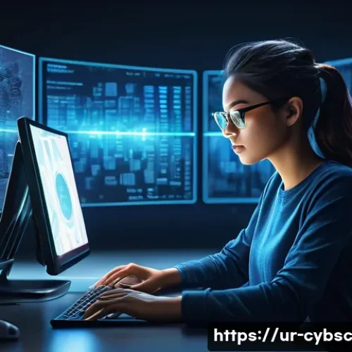 사이버 보안 인식 프로그램의 대상 그룹 분석 - **Prompt 1: Digital Fortress - Protecting Personal Data**
    "A vibrant, dynamic illustration depic...