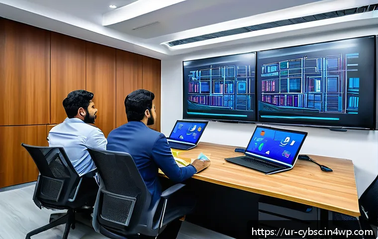 사이버 보안 인식 교육의 효과를 극대화하는 방법 - A vibrant office training room in Karachi with a diverse team of Pakistani professionals engaged in ...